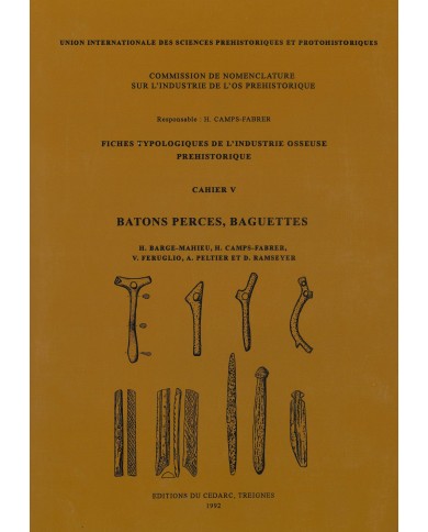 Fiches typologiques de l'industrie osseuse préhistorique - Cahier V