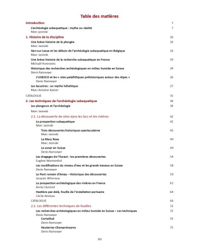 Archéologie des lacs et des rivières