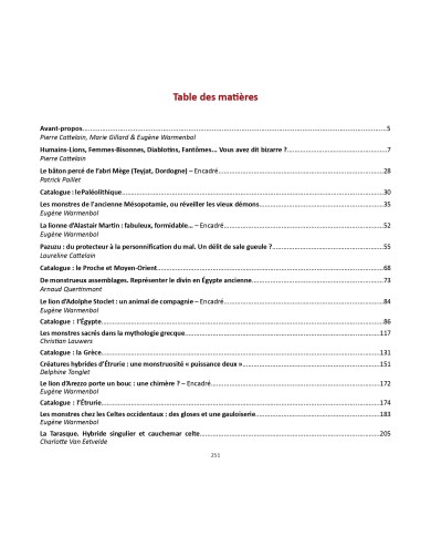 MONSTRES SACRÉS - Êtres hybrides et fantastiques de la Préhistoire à l’Antiquité (2022)