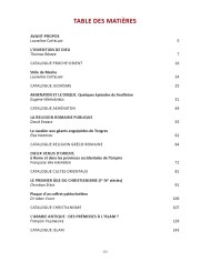 DES DIEUX AU DIEU - Aux origines des monothéisme (2019)