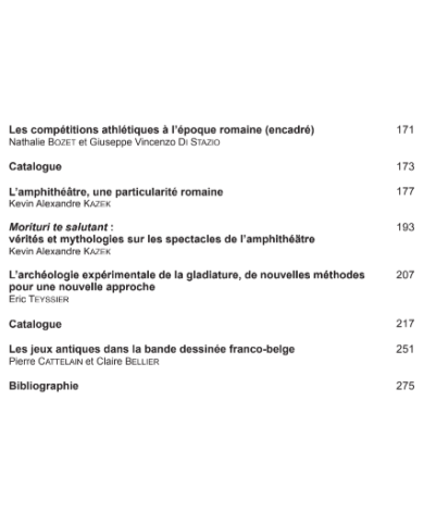 Des jeux du stage aux jeux du cirque