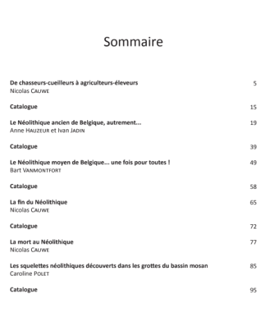 5200-2000 AV. J.-C. PREMIERS AGRICULTEURS EN BELGIQUE (2011)