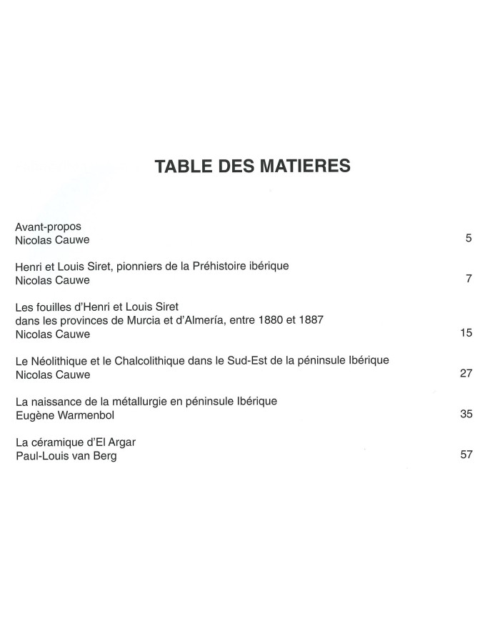 Un âge d'argent - Premiers agriculteurs et premiers métallurgistes dans le Sud-Est de l'Espagne