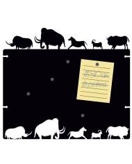 Porte clé - mammouth noir