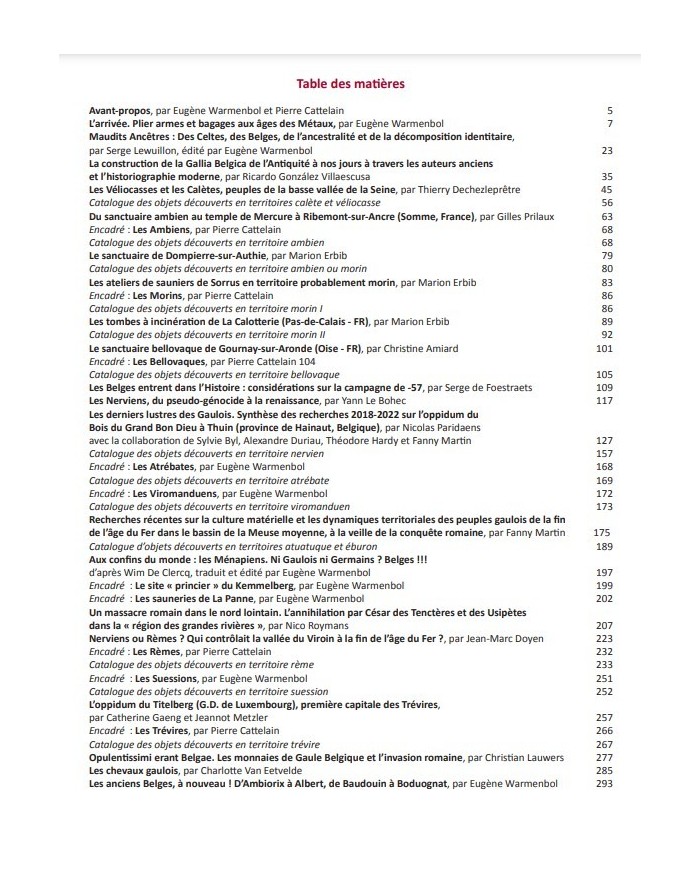 FORTISSIMI SUNT BELGAE ! Les Belges avant, pendant et après la Guerre des Gaules, à l'ombre de Jules César (2023)