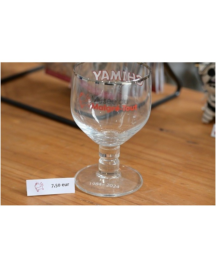 Verre à Chimay - édition limitée - 40 ans du Musée du Malgré-Tout