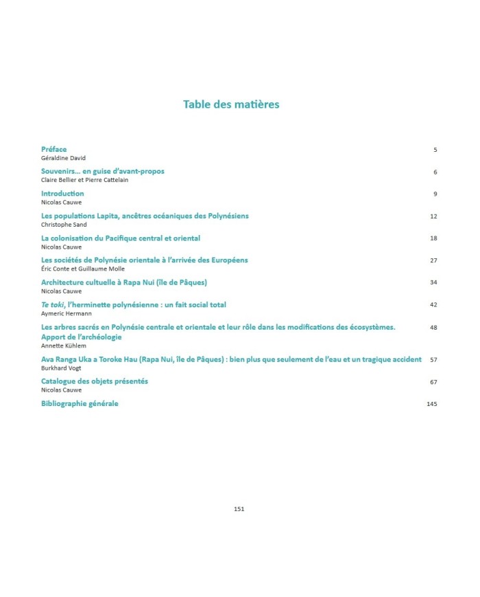Catalogue- Trésors de Polynésie