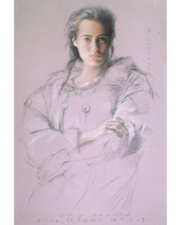 Carte postale - Homo Sapiens jeune femme