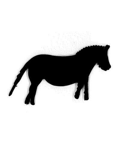 Magnet - Cheval noir