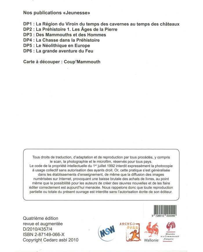 Document pédagogique n°1 - La région du Viroin, du temps des cavernes au temps des châteaux